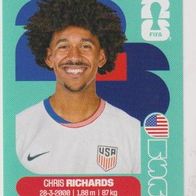 Panini Fussball WM 2026 Chris Richards USA Bild Nr 3