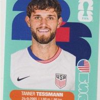 Panini Fussball WM 2026 Tanner Tessmann USA Bild Nr 9