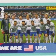 Panini Fussball WM 2026 Mannschaftsbild USA Bild Nr 13