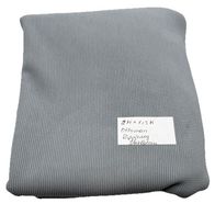 2 M Ottoman Rippjersey Schoko Stahlblau Jerseystoff Stoffrest Reststück