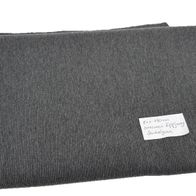 81 cm Ottoman Rippjersey Dunkelgrau Meliert Jerseystoff Stoffrest Reststück