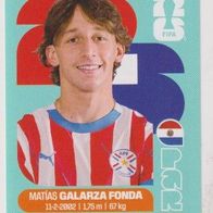 Panini Fussball WM 2026 Galarza Fonda PAR Bild Nr 14