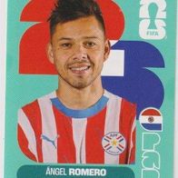 Panini Fussball WM 2026 Angel Romero PAR Bild Nr 19