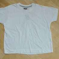 Weißes T-Shirt mit Aufdruck von Lee kurze Form Gr.M
