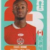 Panini Fussball WM 2026 Ismael Kone CAN Bild Nr 11