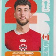 Panini Fussball WM 2026 Jonathan Osorio CAN Bild Nr 12