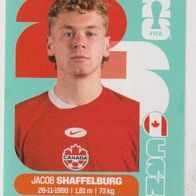 Panini Fussball WM 2026 Jacob Shaffelburg CAN Bild Nr 14