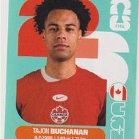 Panini Fussball WM 2026 Tajon Buchanan CAN Bild Nr 17