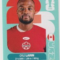 Panini Fussball WM 2026 Cyle Larin CAN Bild Nr 19