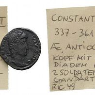Röm. Kaiserreich AE Antiochia "CONSTANTIUS II. 337-361 n Chr.