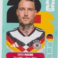 Panini Fussball WM 2026 David Raum GER Bild Nr 4