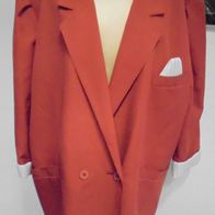 Blazer 2 reihig Kupferfarben C&A Gr.50 mit Schulterpolster