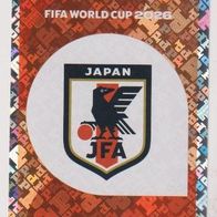 Panini Fussball WM 2026 Wappen JPN Bild Nr 1