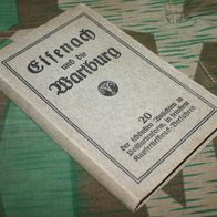 Leporello 20 Ansichtskarten Eisenach UND DIE Wartburg Kupfertiefdruck Hansmann Rar
