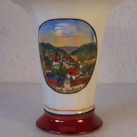 Alte, handbemalte Porzellan Vase - " Tambach - Dietharz "