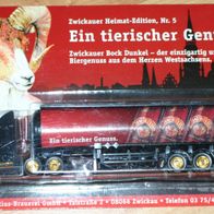 Mauritius Brauerei Zwickauer Bock Sammlertruck 1:87 Sattelzug Tankwagen NEU Top