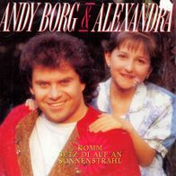 7 Vinylcover Andy Borg & Alexandra * Komm setz di auf an Sonnenstrahl