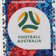 Panini Fussball WM 2026 Wappen AUS Bild Nr 1
