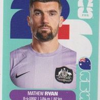 Panini Fussball WM 2026 Mathew Ryan AUS Bild Nr 2