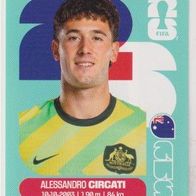 Panini Fussball WM 2026 Alessandro Circati AUS Bild Nr 5