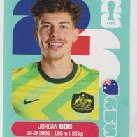 Panini Fussball WM 2026 Jordan Bos AUS Bild Nr 6