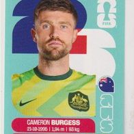 Panini Fussball WM 2026 Cameron Burgess AUS Bild Nr 8