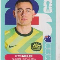 Panini Fussball WM 2026 Lewis Miller AUS Bild Nr 9