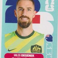 Panini Fussball WM 2026 Milos Degenek AUS Bild Nr 10