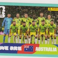 Panini Fussball WM 2026 Mannschaftsbild AUS Bild Nr 13