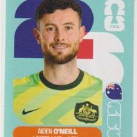 Panini Fussball WM 2026 Aiden O´Neill AUS Bild Nr 14