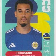 Panini Fussball WM 2026 Jurien Gaari CUW Bild Nr 5