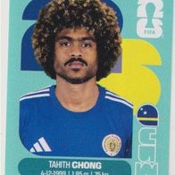Panini Fussball WM 2026 Tahith Chong CUW Bild Nr 14