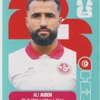 Panini Fussball WM 2026 Ali Abdi TUN Bild Nr 7