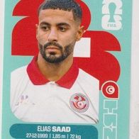 Panini Fussball WM 2026 Elias Saad TUN Bild Nr 16