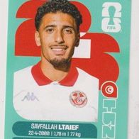 Panini Fussball WM 2026 Sayfallah Ltaief TUN Bild Nr 19