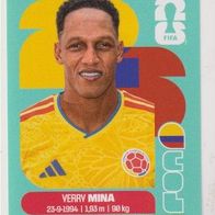 Panini Fussball WM 2026 Yerry Mina COL Bild Nr 5