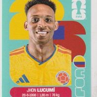 Panini Fussball WM 2026 Jhon Lucumí COL Bild Nr 8
