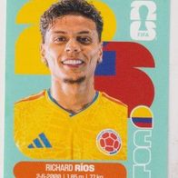 Panini Fussball WM 2026 Richard Ríos COL Bild Nr 12