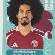 Panini Fussball WM 2026 Akram Hassan Afif QAT Bild Nr 18