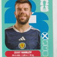Panini Fussball WM 2026 Grant Hanley SCO Bild Nr 10