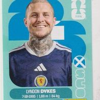 Panini Fussball WM 2026 Lyndon Dykes SCO Bild Nr 18