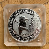 Kookaburra Münze 1993 / 1 Unze Silber Australien