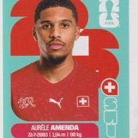 Panini Fussball WM 2026 Aurèle Amenda SUI Bild Nr 7