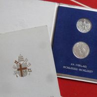Vatikan - 1983 / 1984 Heiliges JAHR 500 + 1000 Lire Silber