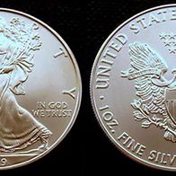 USA - 1 Dollar - EAGLE - 2009 - Silber 0,999 - UNC