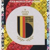 Panini Fussball WM 2026 Wappen BEL Bild Nr 1