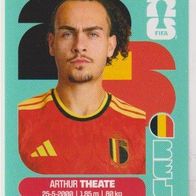 Panini Fussball WM 2026 Arthur Theate BEL Bild Nr 3