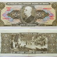 Brasilien 5 Cruzeiros 1962 - Pick.176d - VG