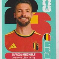 Panini Fussball WM 2026 Brandon Mechele BEL Bild Nr 6