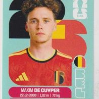 Panini Fussball WM 2026 BEL Bild Nr 7